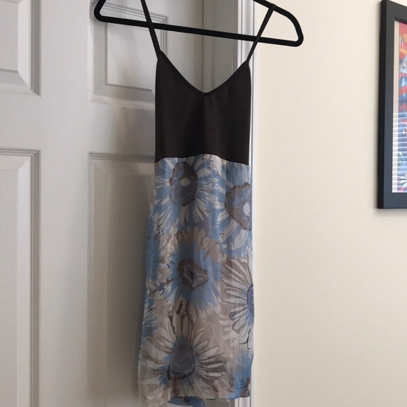 Brown Floral Dress - Picture 1 of 1